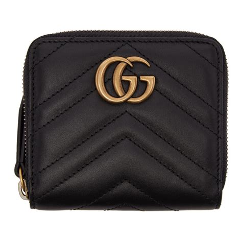 gucci small gg marmont wallet|gucci marmont zip around wallet.